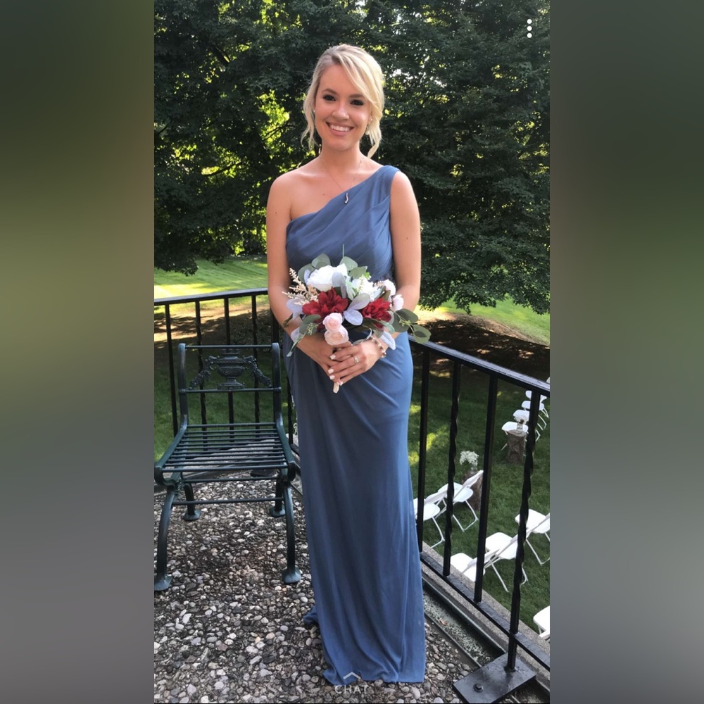 ONE SHOULDER BRIDESMAID DRESS